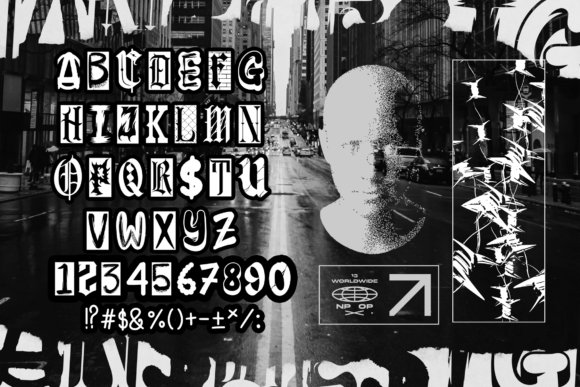Rebel Frisco Graffiti Urban Y2k Font preview 3