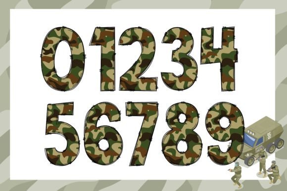 Camou Font preview 3