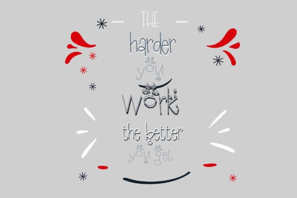 Red-nosed Reindeer Font preview 3
