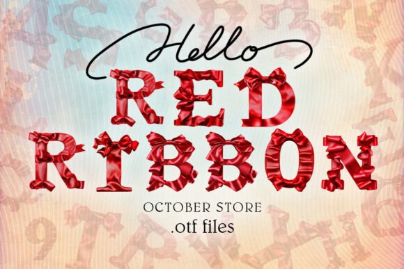 Red Ribbon Font