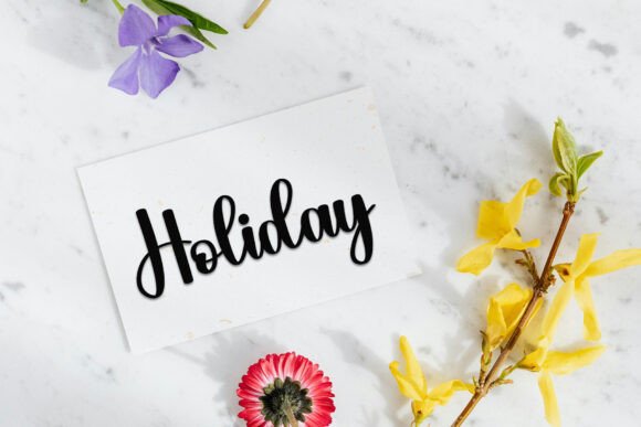 Background Vintage Font preview 3