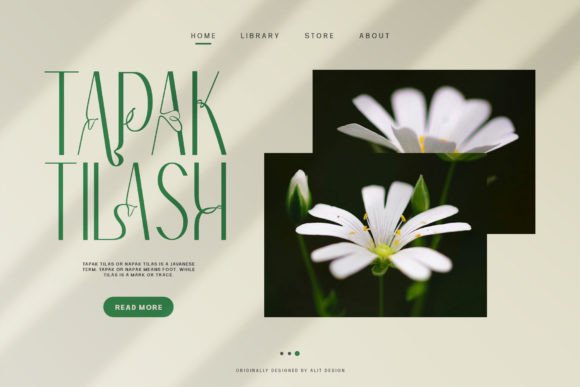 Redivola Font preview 2