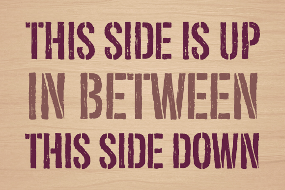 Redgar Stencil Font preview 3