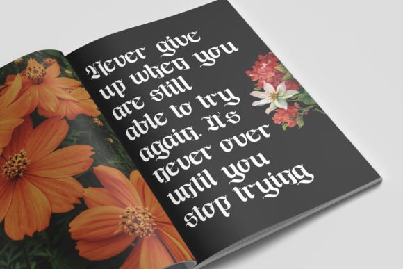 Regano Font preview 2
