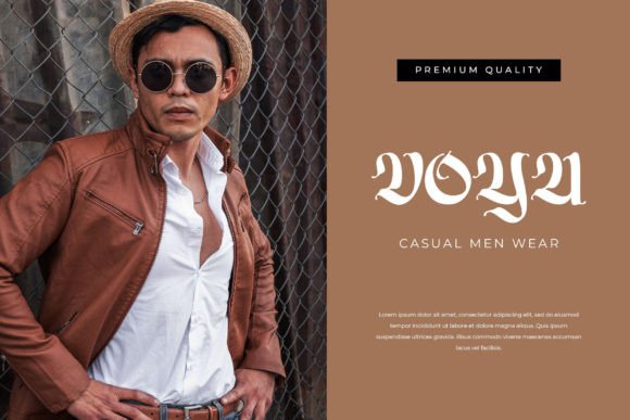 Regano Font preview 4