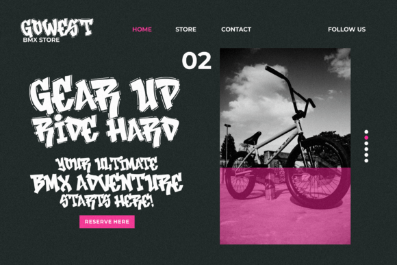 Reign Beats Font preview 4