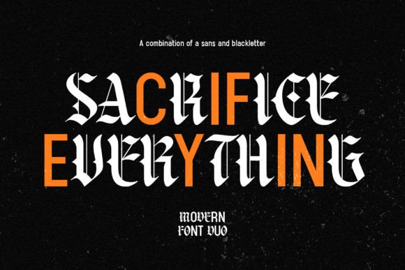 Backrows Font preview 4