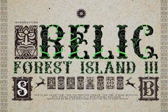 Relic Forest Island Iii Font