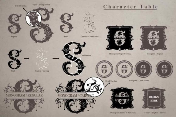Relic Forest Island Iii Font preview 4