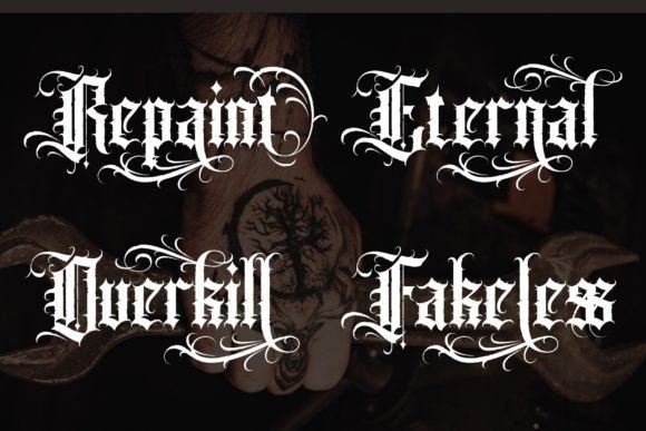 Remedies Font preview 3