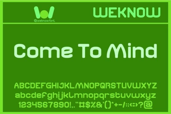 Reload Game Font preview 4