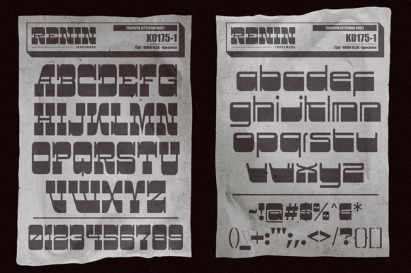 Renin Font preview 4