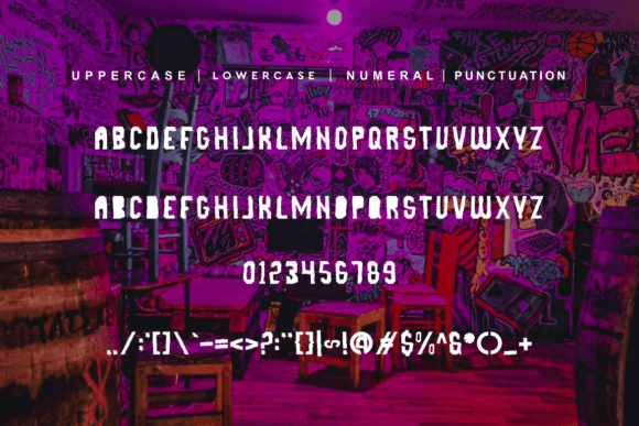 Reno Punk Font preview 3
