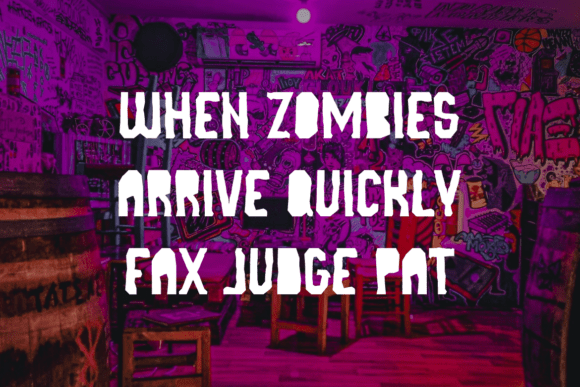 Reno Punk Font preview 4