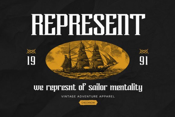 Resenger Font preview 4