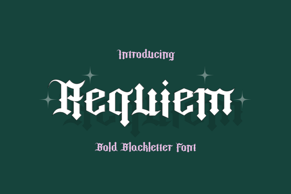 Requiem Font preview 2