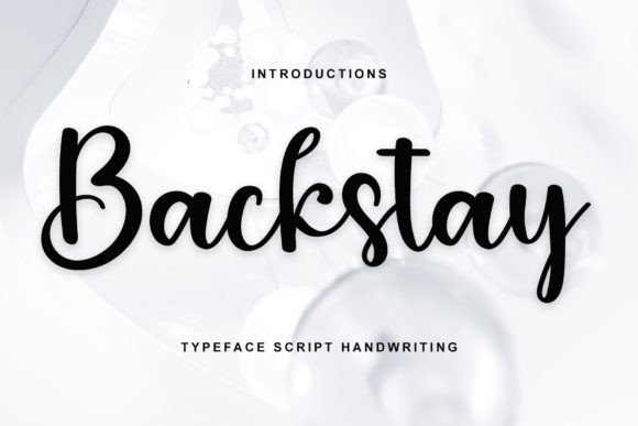 Backstay Font