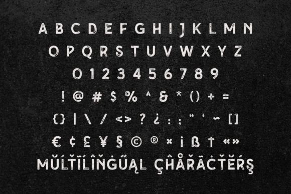 Restoration Font preview 3