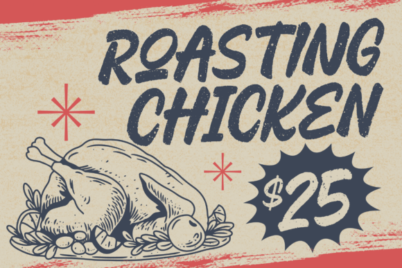 Retro Brush Font preview 4