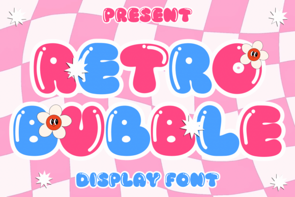 Retro Bubble Font