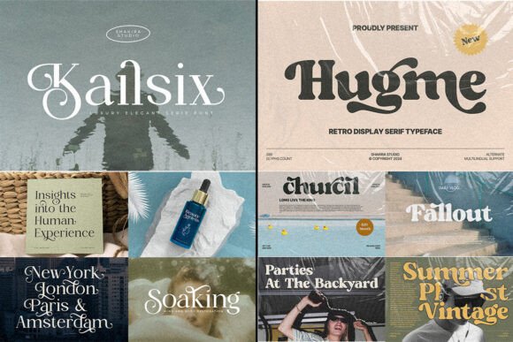 Retro Bundle Collection Font preview 4