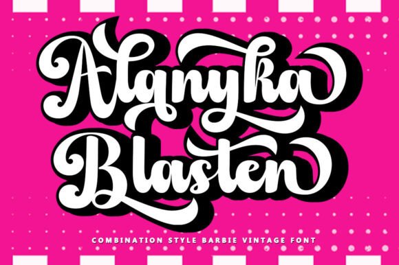 Retro Chunky Font preview 2