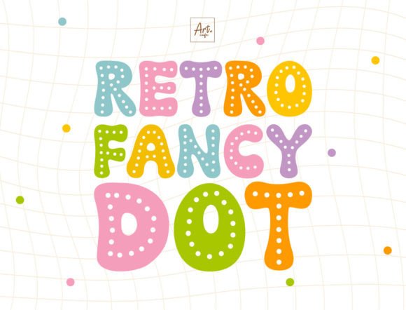 Retro Fancy Dot Font