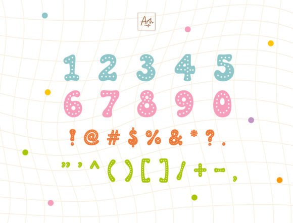 Retro Fancy Dot Font preview 3