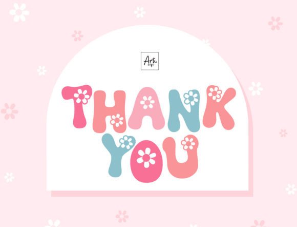 Retro Flower Font preview 4