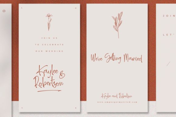 Amellia Ink Font preview 3