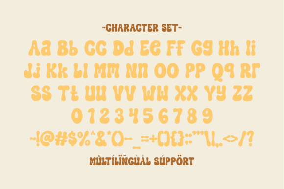 Retro Funky Font preview 2