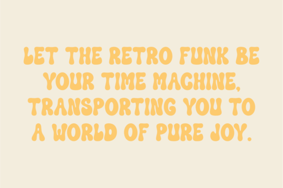 Retro Funky Font preview 4
