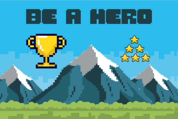 Retro Game Font preview 3