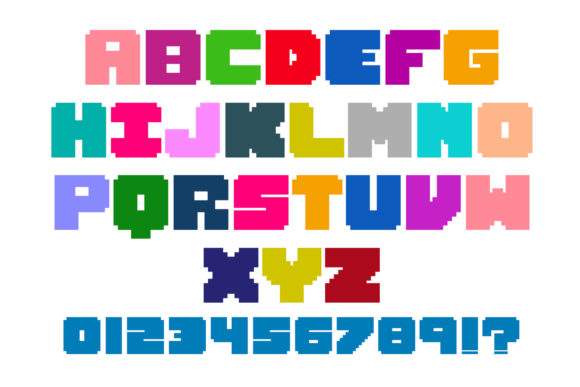 Retro Game Font preview 4