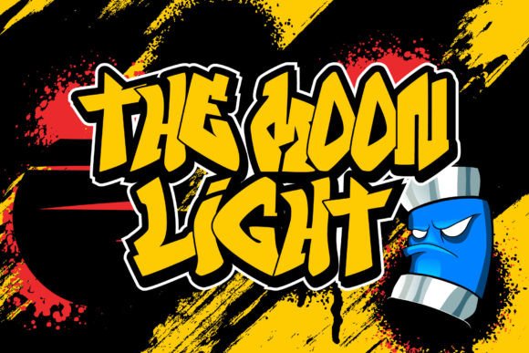 Retro Graffiti Font preview 4