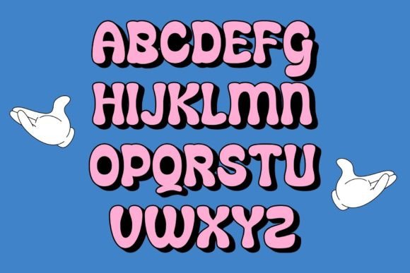 Retro Goldy Font preview 4