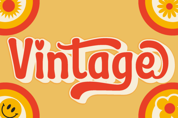 Retro Grils Font preview 3