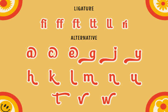 Retro Grils Font preview 4