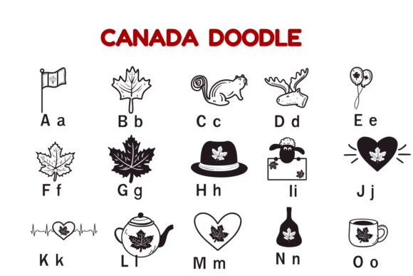 Canada Doodle Font preview 2