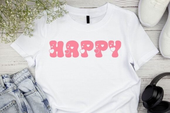Retro Heart Font preview 2