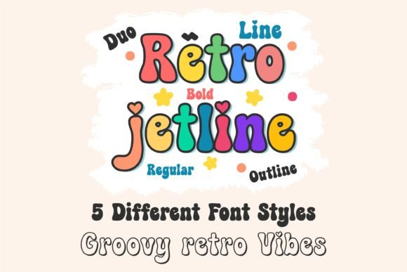 Retro Jetline Font