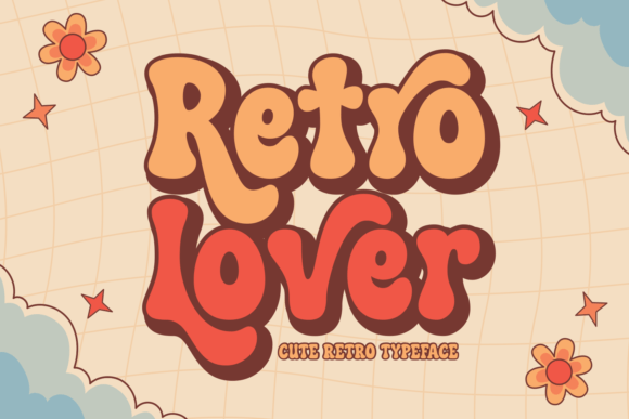 Retro Lover Font preview 2