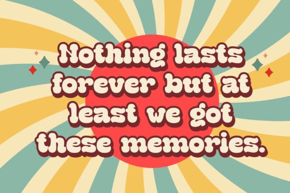 Retro Lover Font preview 3