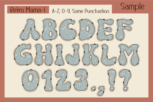 Retro Mama Font preview 3