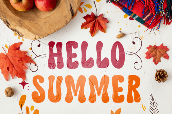 Retro Monday Font preview 2