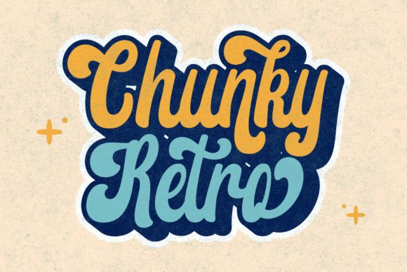 Retro Script Font preview 3
