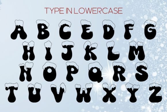 Retro Snow Font preview 2