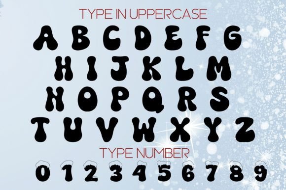 Retro Snow Font preview 3