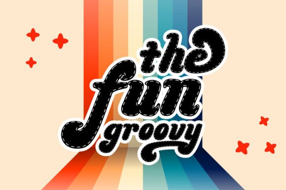 Retro Stitch Font preview 4