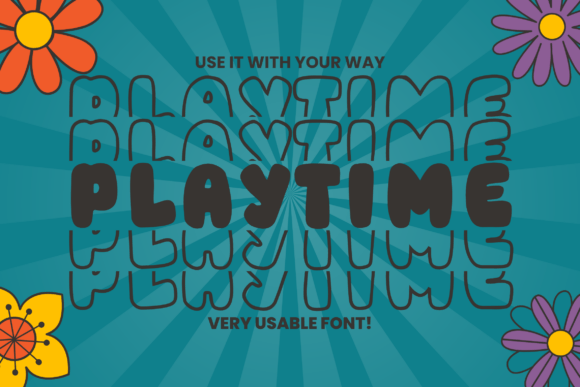 Retro Stacked Font preview 2